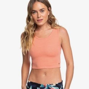 *NEW* Roxy Peach Cropped Tank Top